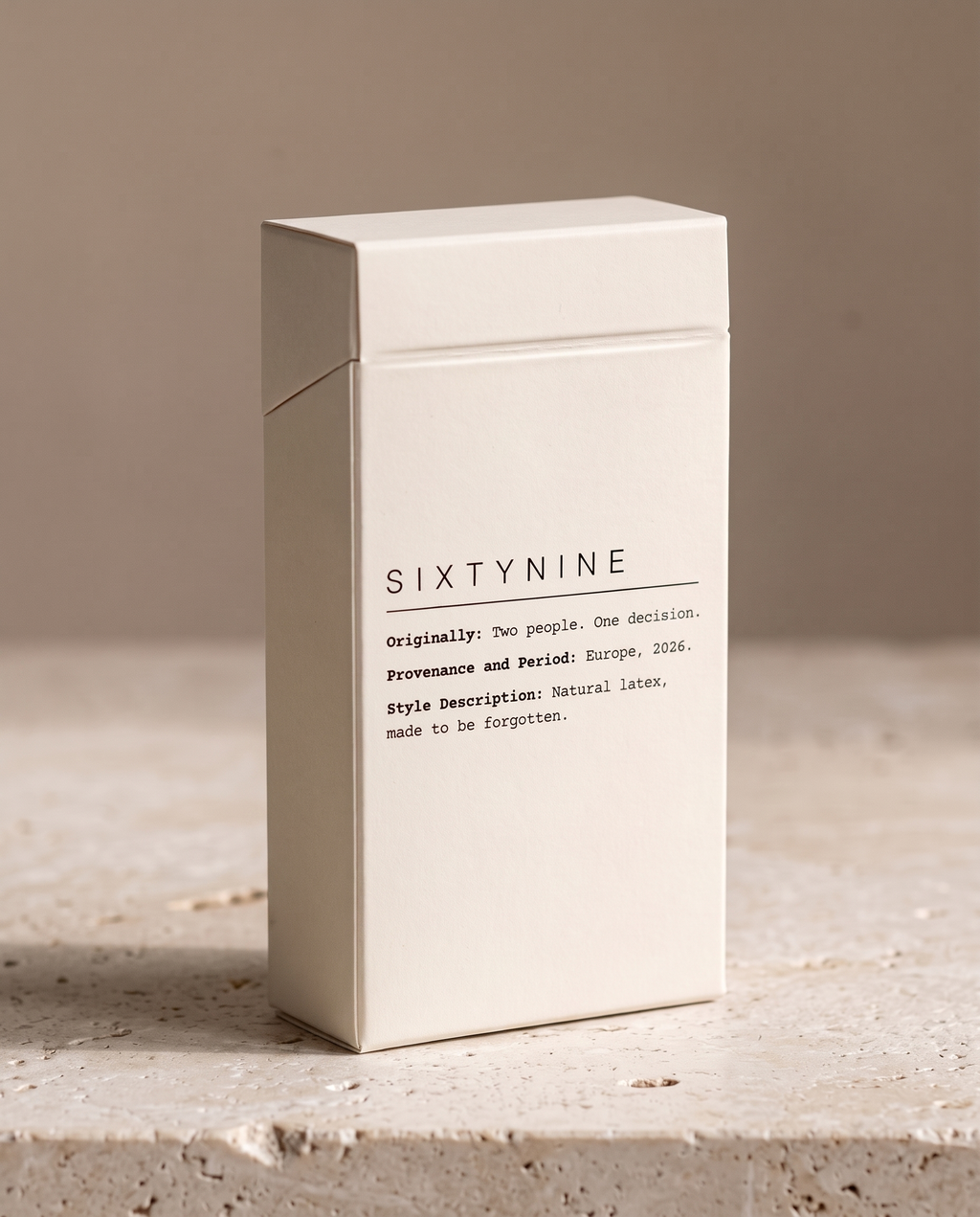 SixtyNine Original 12, back of the box